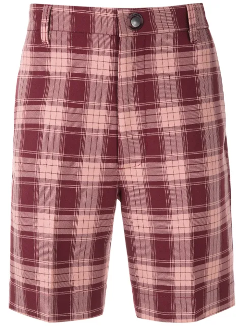 À La Garçonne plaid bermuda shorts