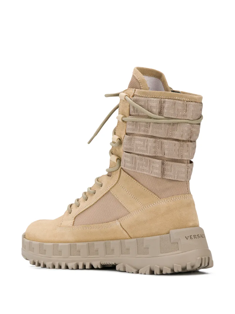 greca rhegis boots versace