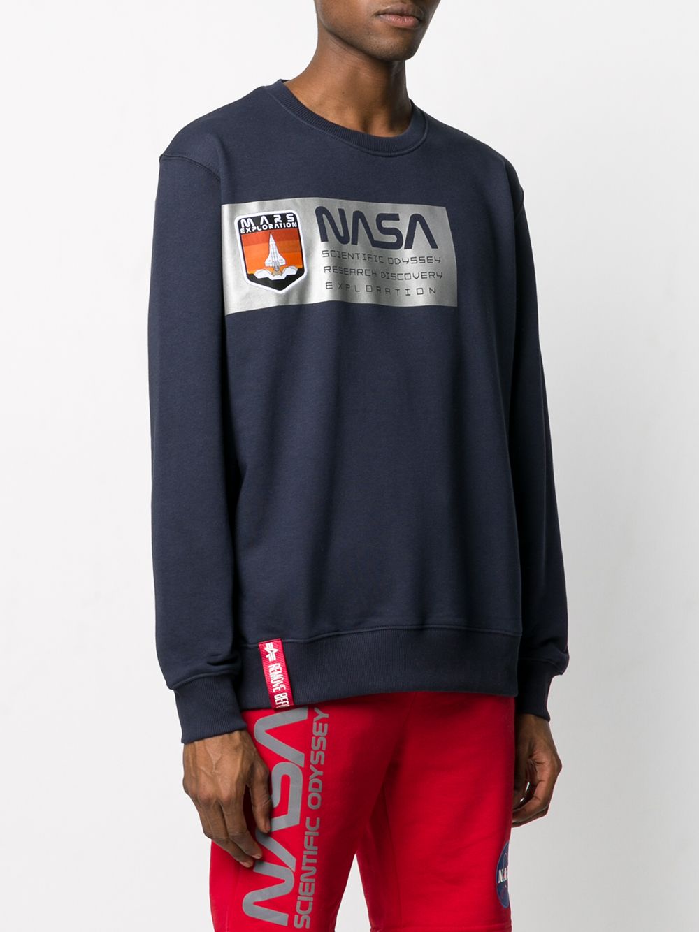 фото Alpha industries nasa print sweatshirt