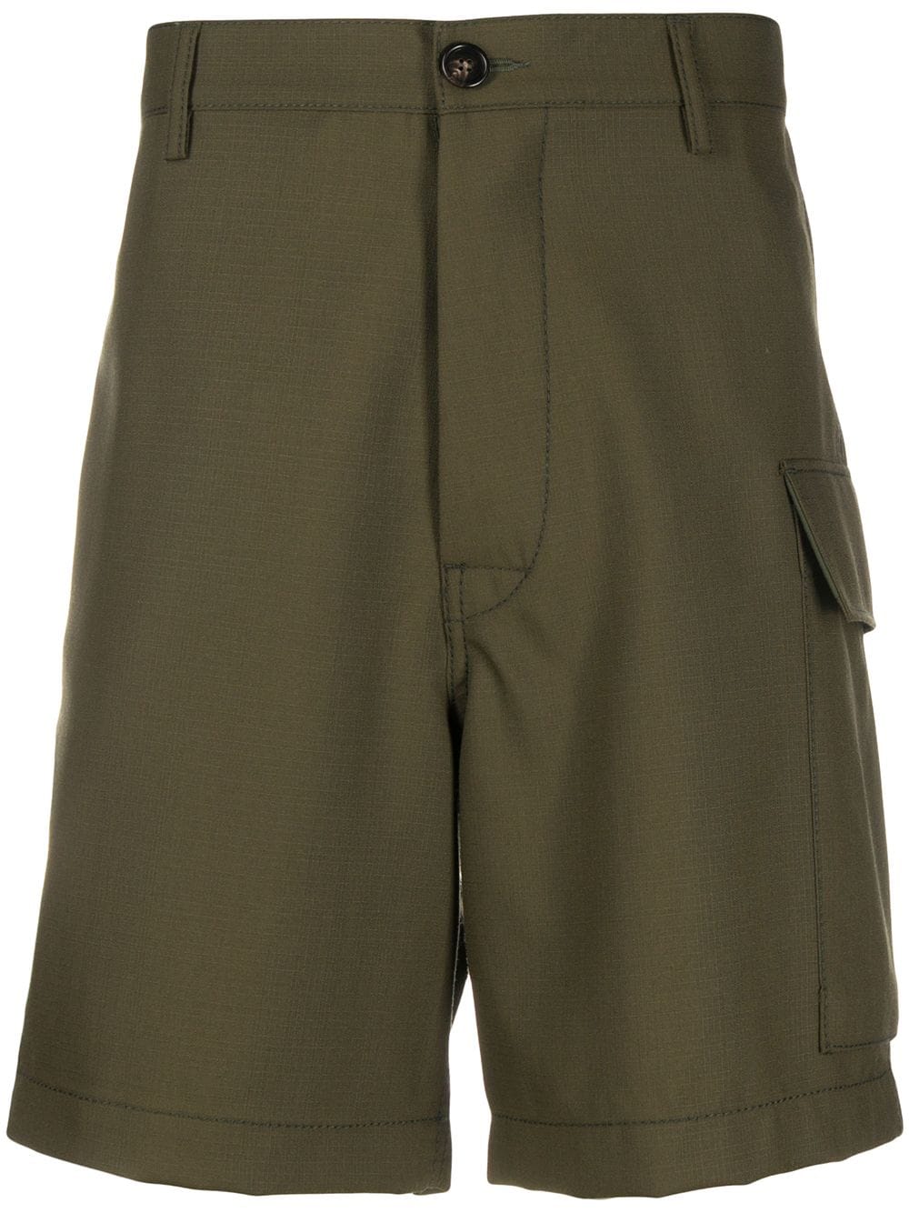 Marni Straight-leg Bermuda Shorts In Green