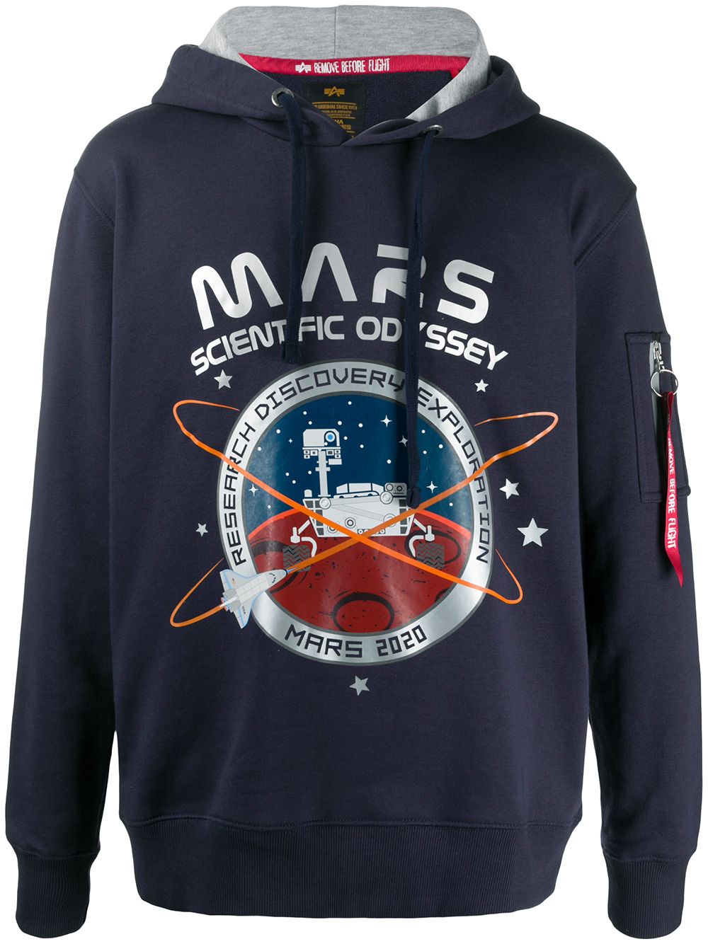 фото Alpha industries mars 2020 printed hoodie