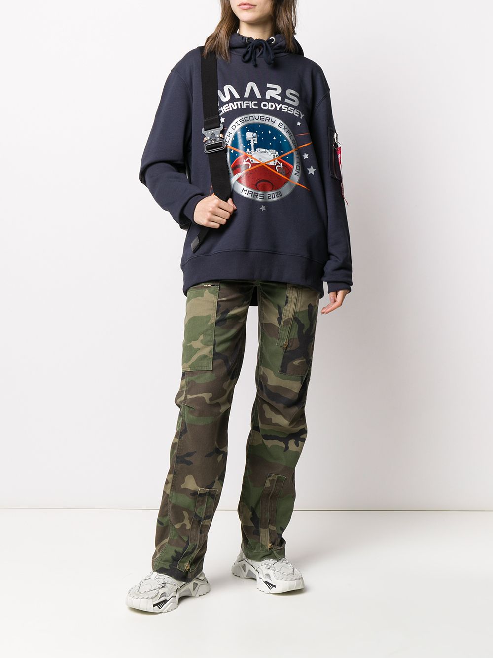 фото Alpha industries mars 2020 printed hoodie