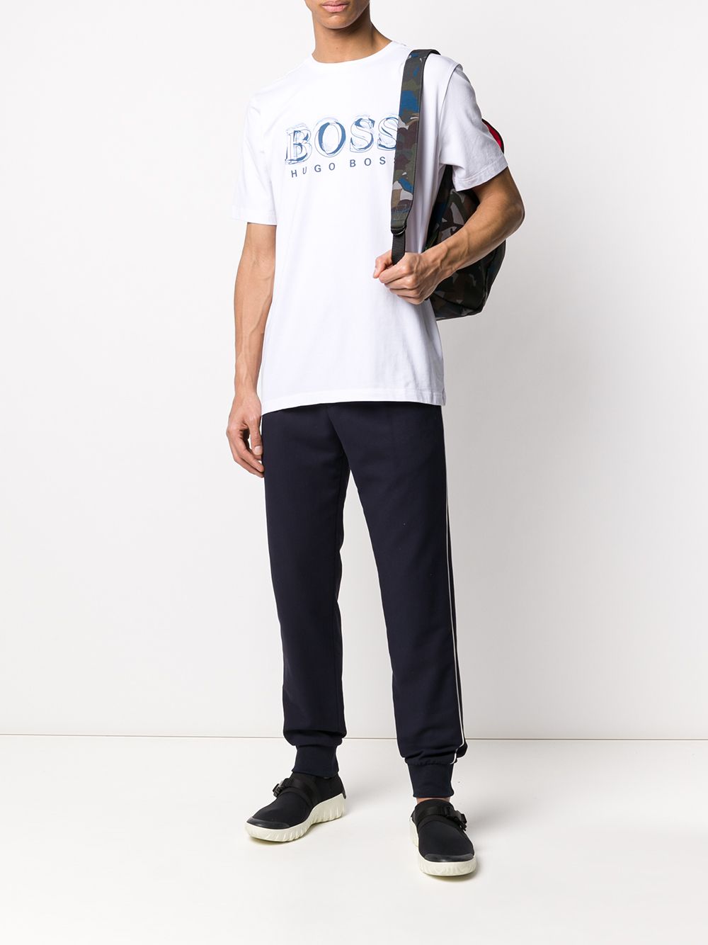 фото Boss hugo boss crew-neck logo t-shirt