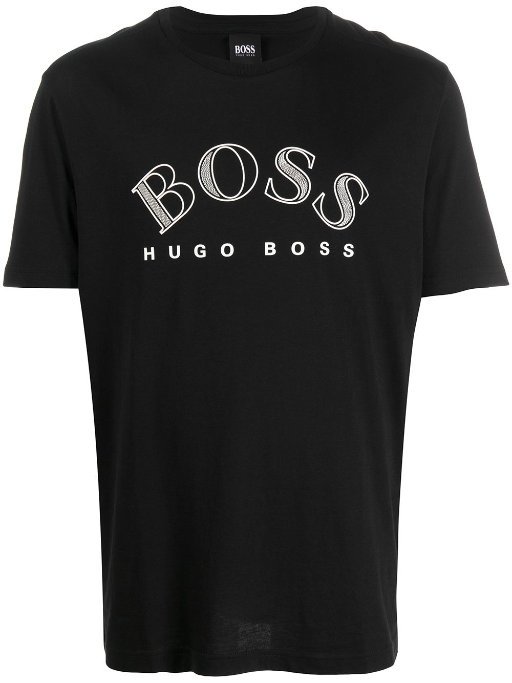 HUGO BOSS CHERRY LOGO COTTON T-SHIRT 