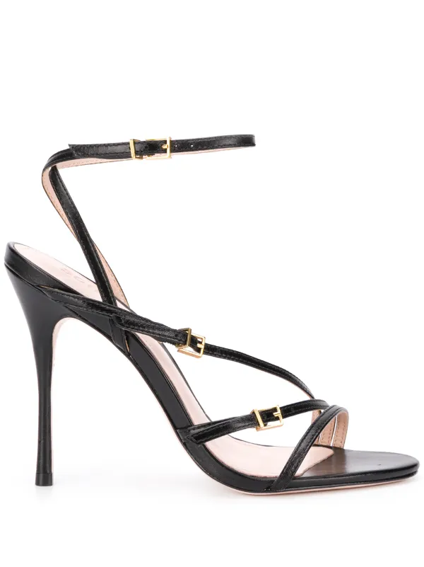open toe strappy sandals