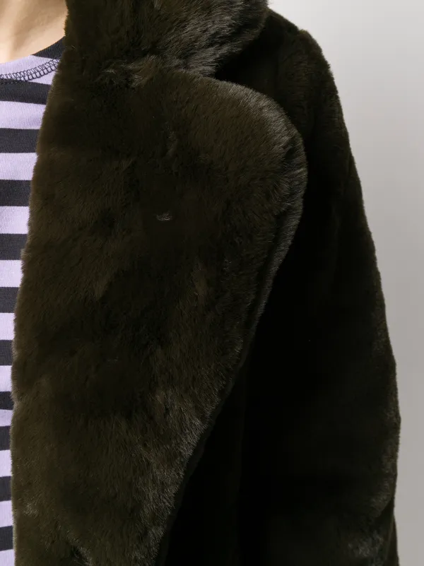 apparis sophie faux fur jacket