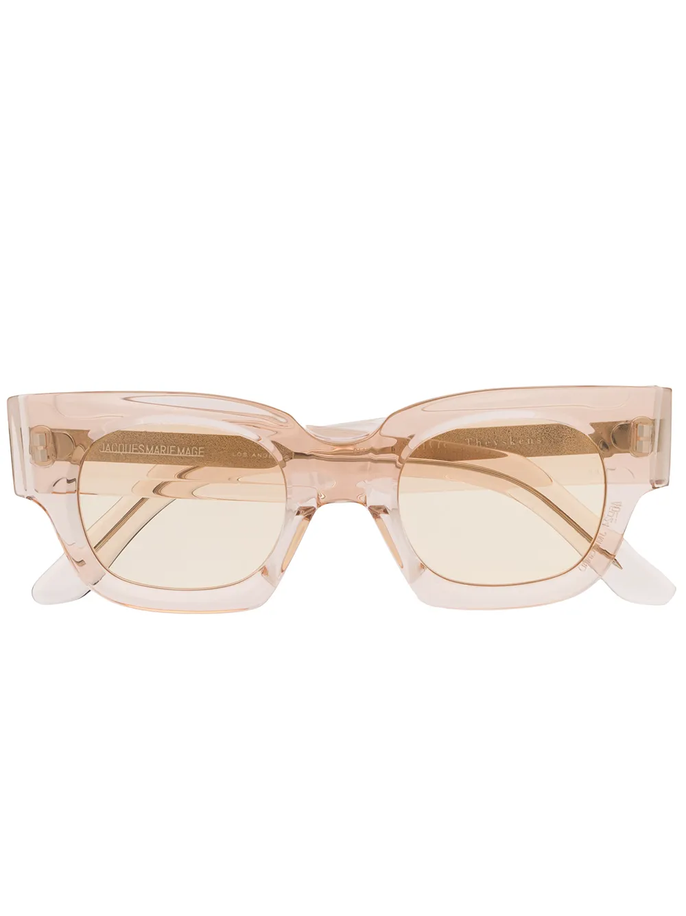 Olivier Theyskens Glance Sunglasses In 金色