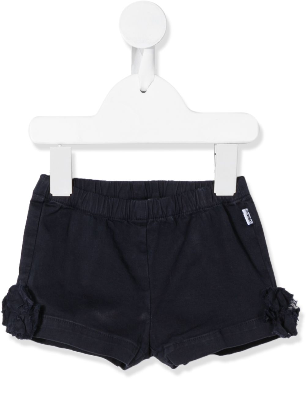Il Gufo Babies' Floral Embellished Shorts In Blue