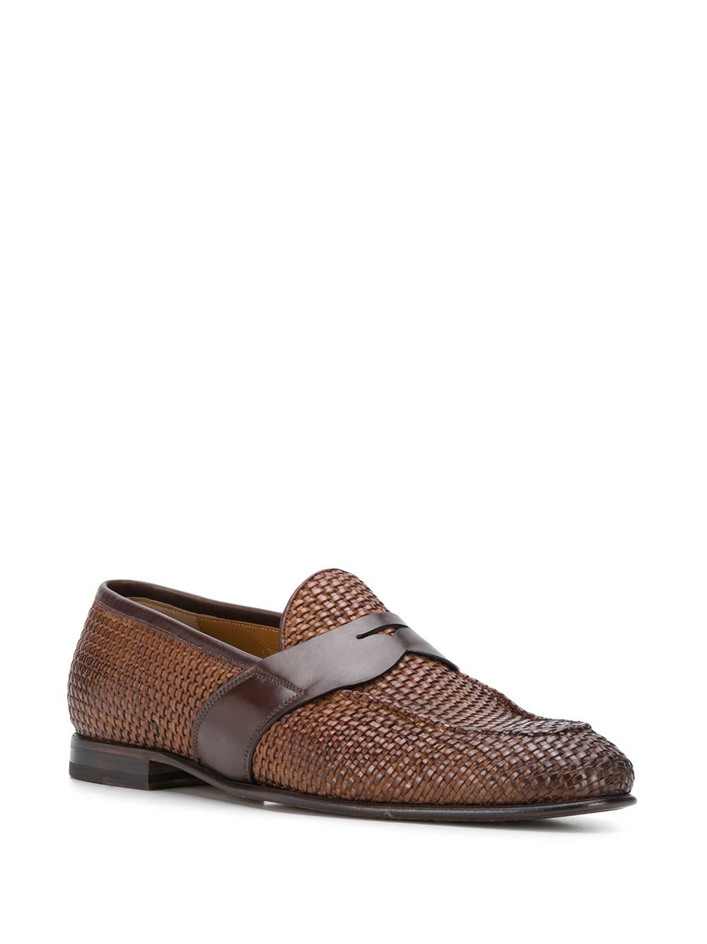 фото Silvano sassetti woven style low heel loafers