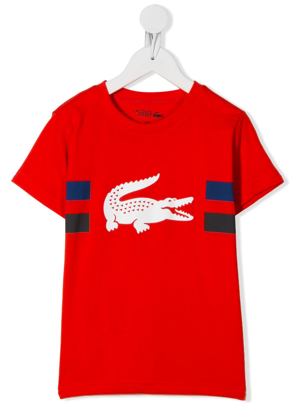 фото Lacoste kids футболка с круглым вырезом и графичным принтом