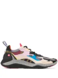 McQ Swallow contrast panel ridged sole sneakers - Pink