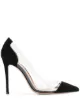الصورة 1 من Gianvito Rossi حذاء شفاف بكعب 10.5 سم ومقدمة مدببة