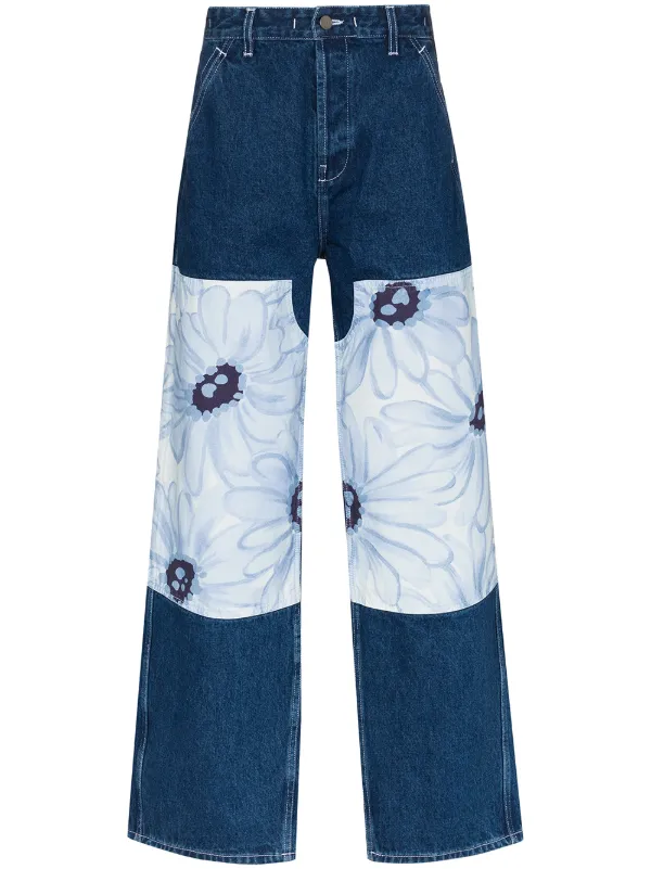 Jacquemus Le De Nîmes Fleurs Jeans - Farfetch