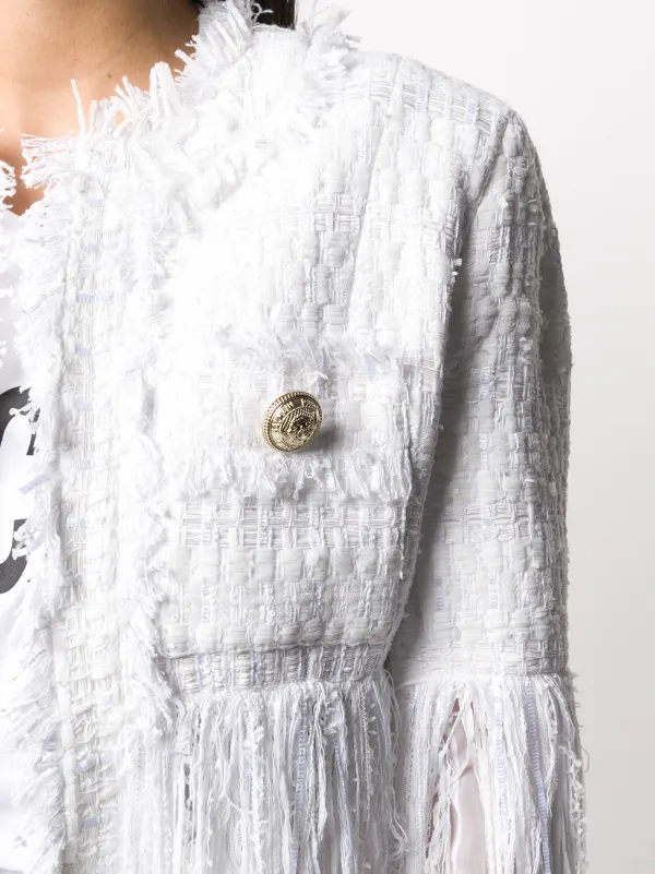 tweed fringe jacket