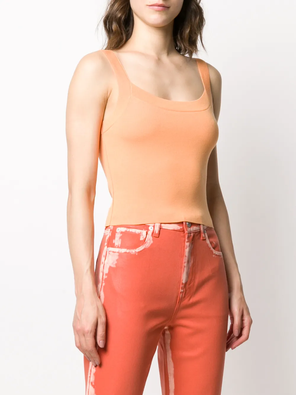  Heron Preston Cropped Tanktop   Orange 