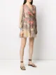 Etro فستان واسع بطبعة دانتيل