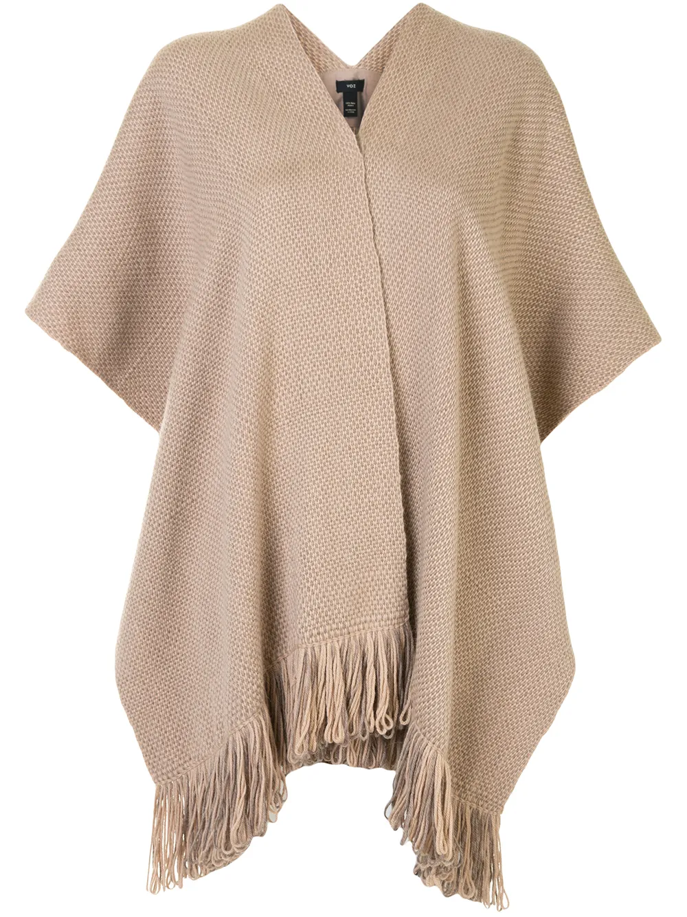 

VOZ Lineas Fringe duster - Neutrals