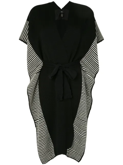 VOZ striped edge knitted kaftan 