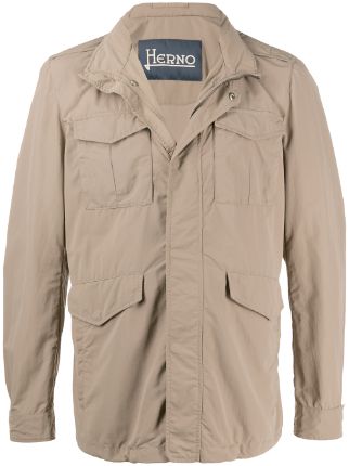 Herno high-neck Field Jacket - Farfetch