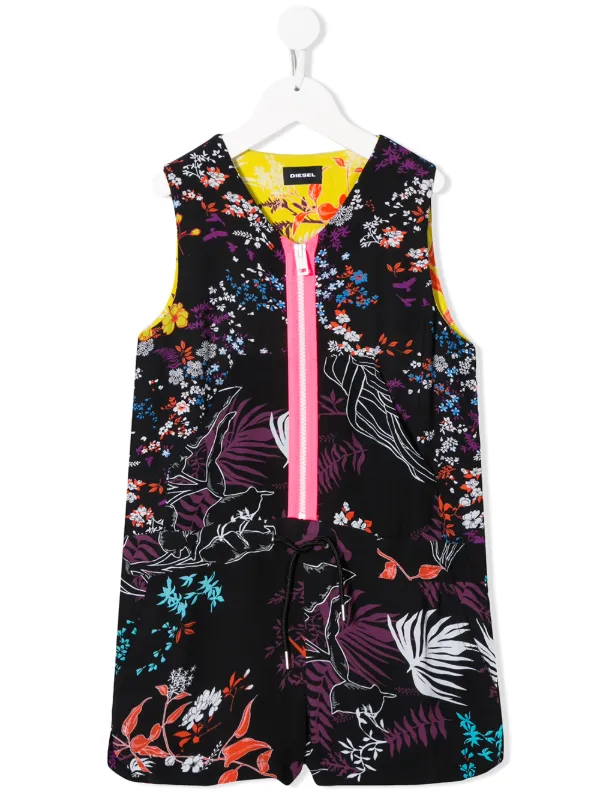 kids floral jumpsuit
