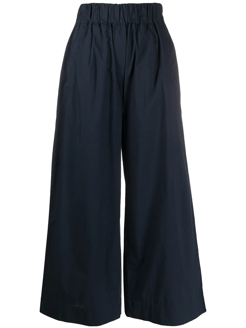 Woolrich Cropped-Hose mit weitem Bein - Blau
