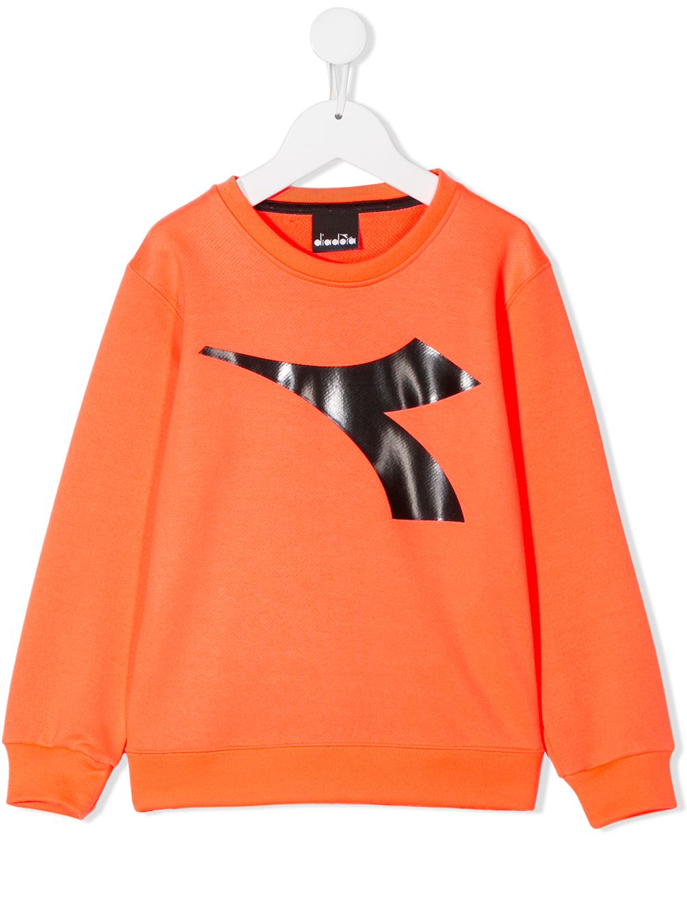 фото Diadora junior logo-print relaxed-fit sweatshirt