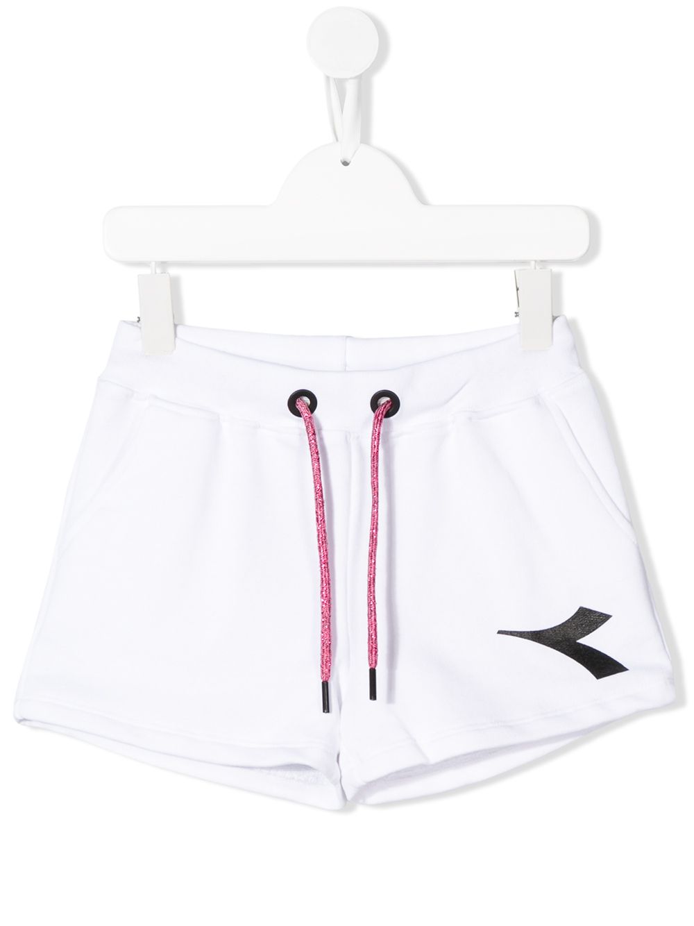 фото Diadora junior logo-print track shorts