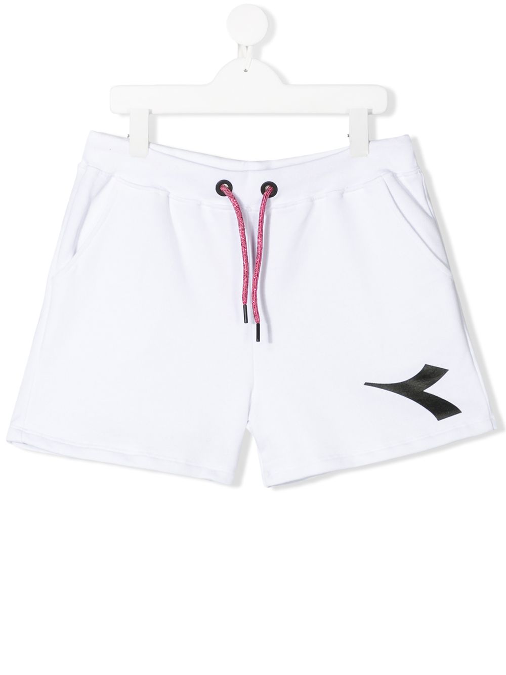 фото Diadora junior teen logo-print track shorts