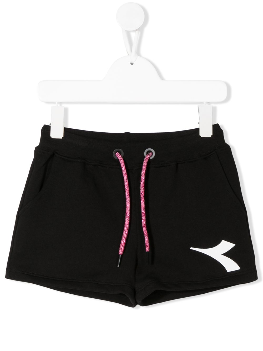 фото Diadora junior logo-print track shorts