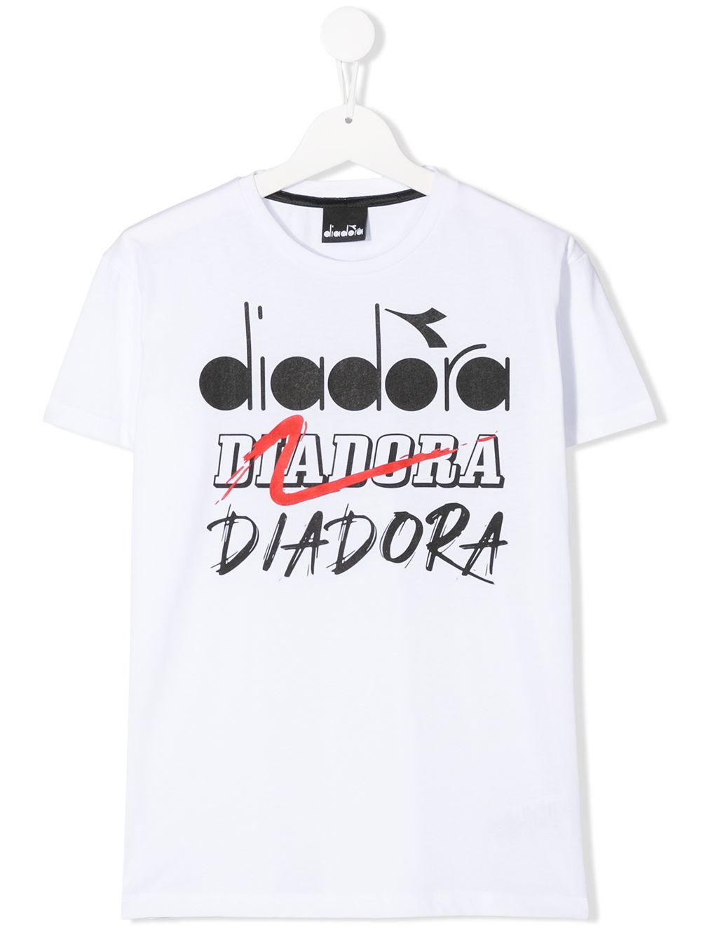 фото Diadora junior teen logo-print cotton t-shirt