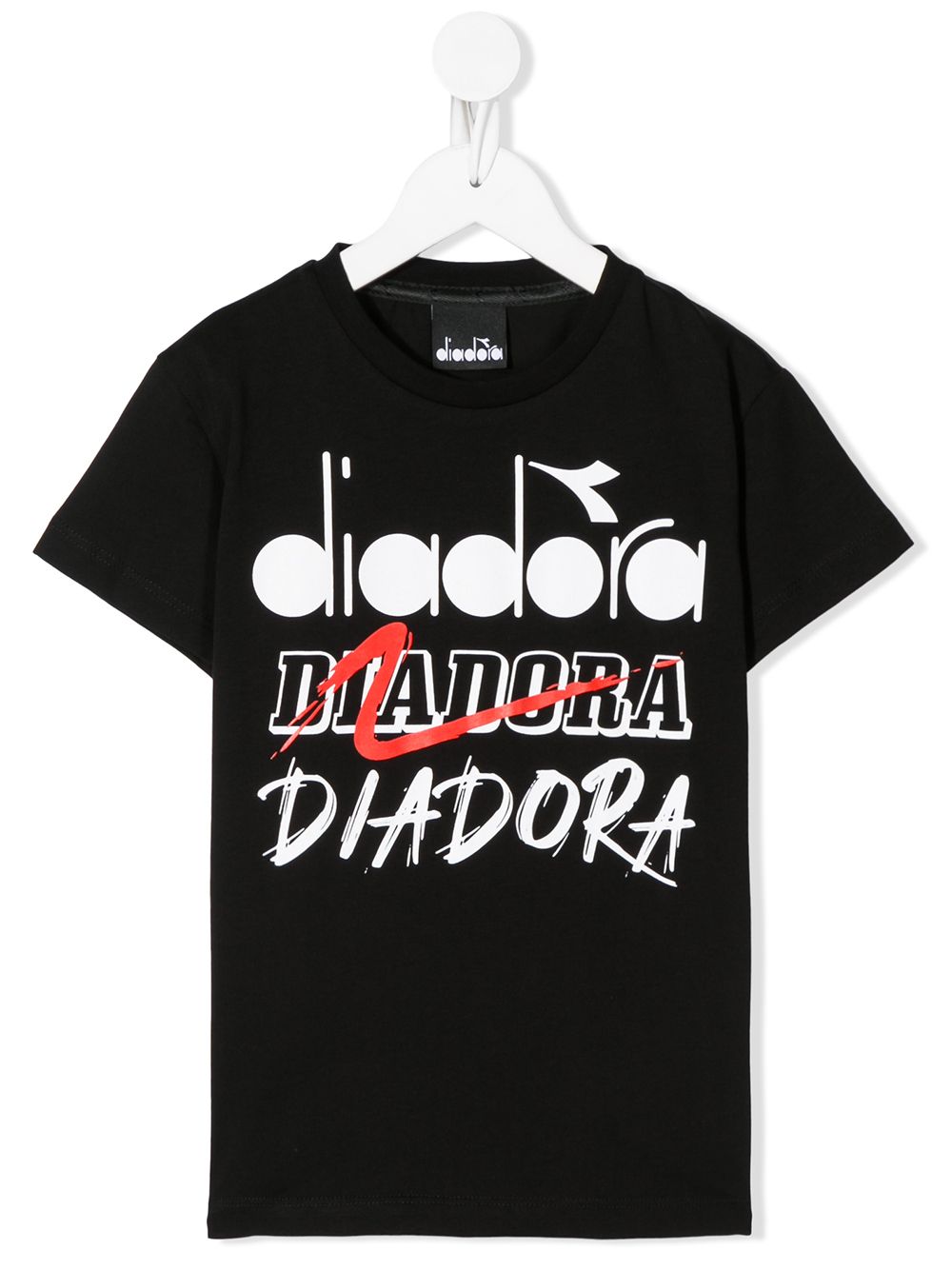 фото Diadora junior logo-print cotton t-shirt