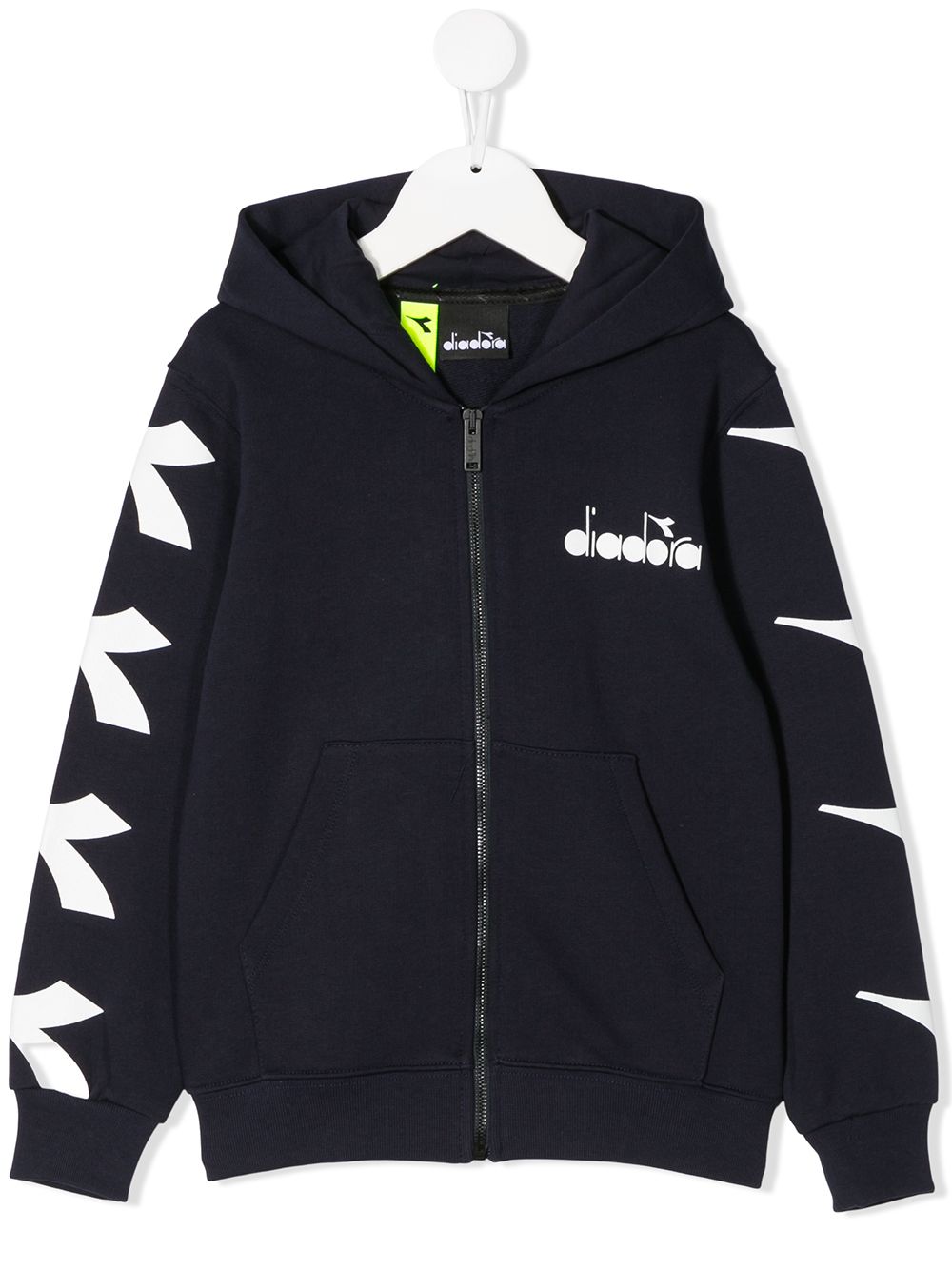 фото Diadora junior logo zipped hoodie