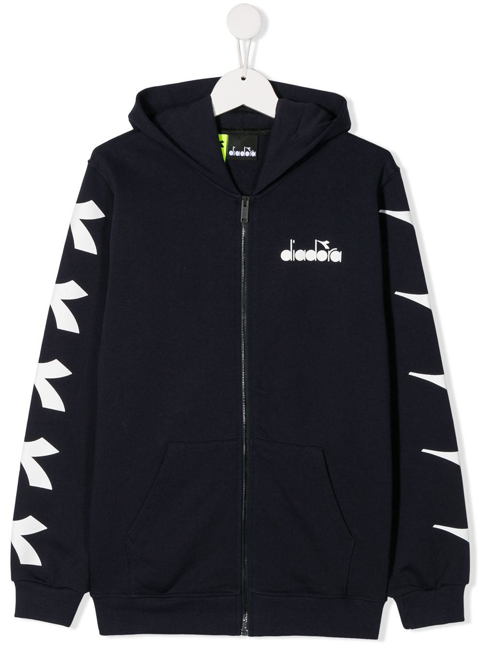 фото Diadora junior teen logo-print cotton hoodie