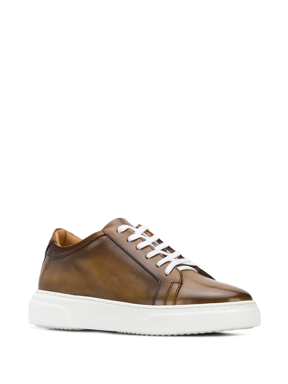 фото Eleventy ombre toned leather trainers