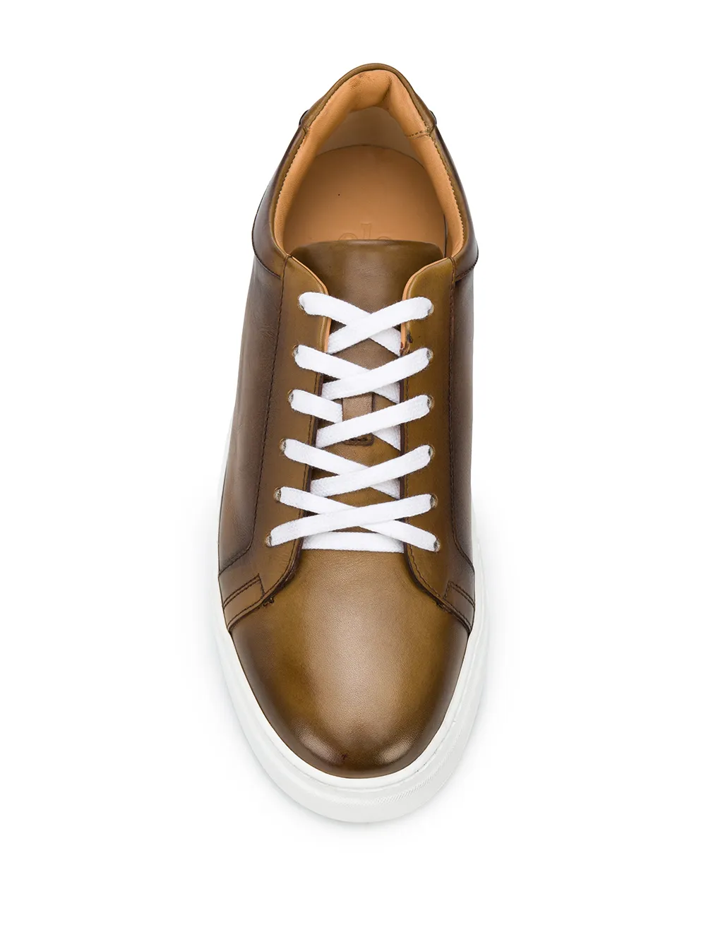 фото Eleventy ombre toned leather trainers