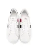 Moncler Kids حذاء رياضي مخطط بدون رقبة