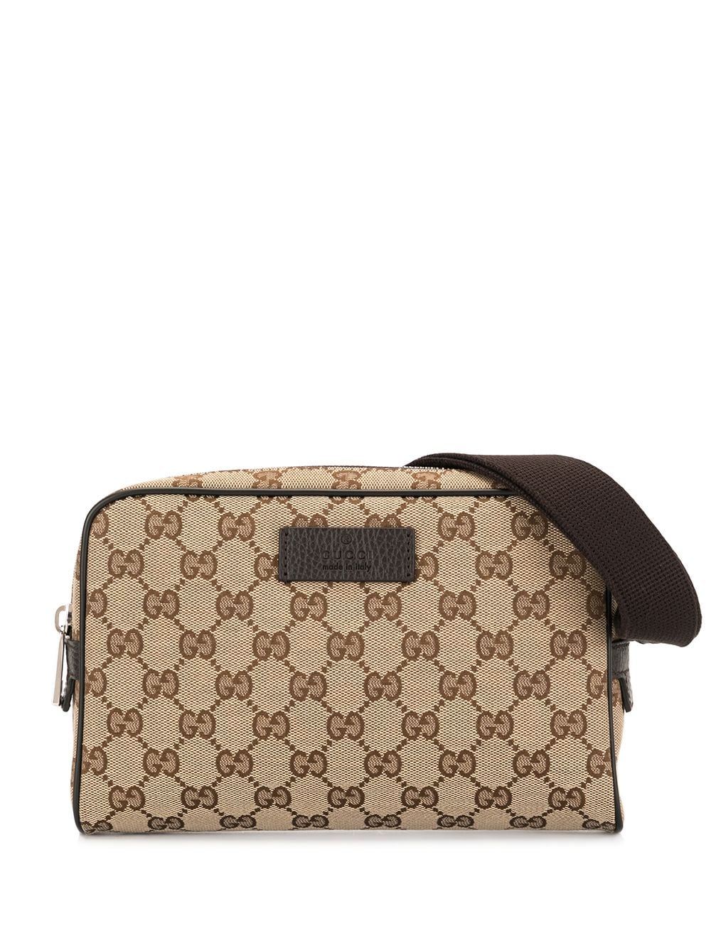 фото Gucci pre-owned поясная сумка с узором gg supreme