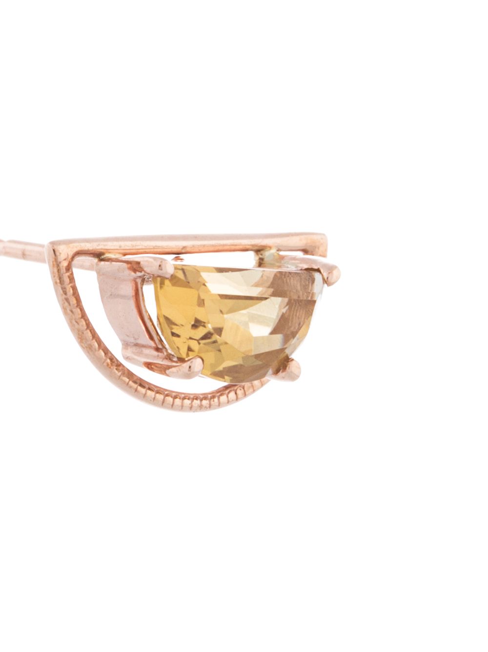 фото Natalie marie mica studs with honey quartz