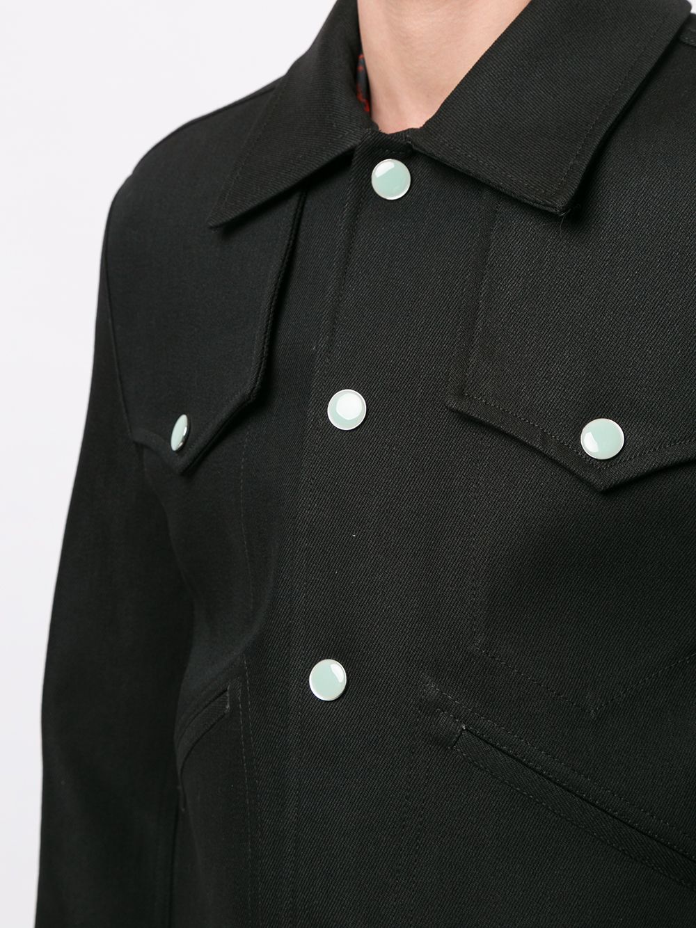 фото Sankuanz укороченная куртка-рубашка на кнопках