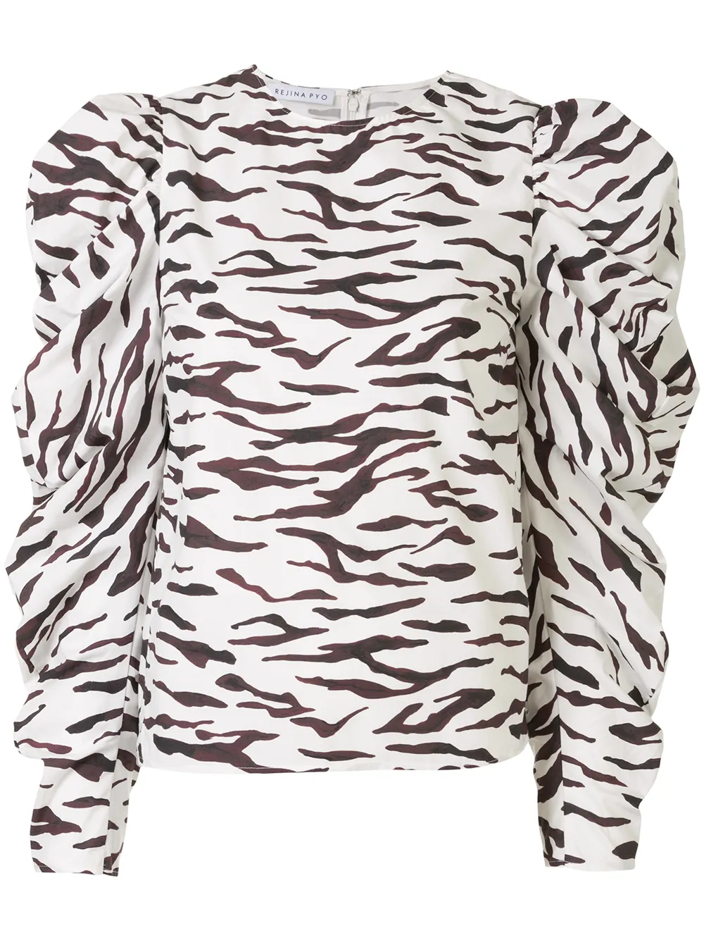Rejina Pyo Roberta animal-print blouse Rejina Pyo Roberta animal-print blouse