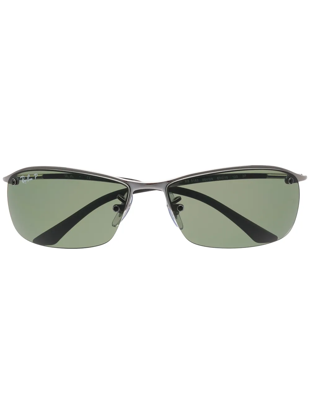 Ray-Ban RB3183 rectangular-shape sunglasses | Silver | Image 1