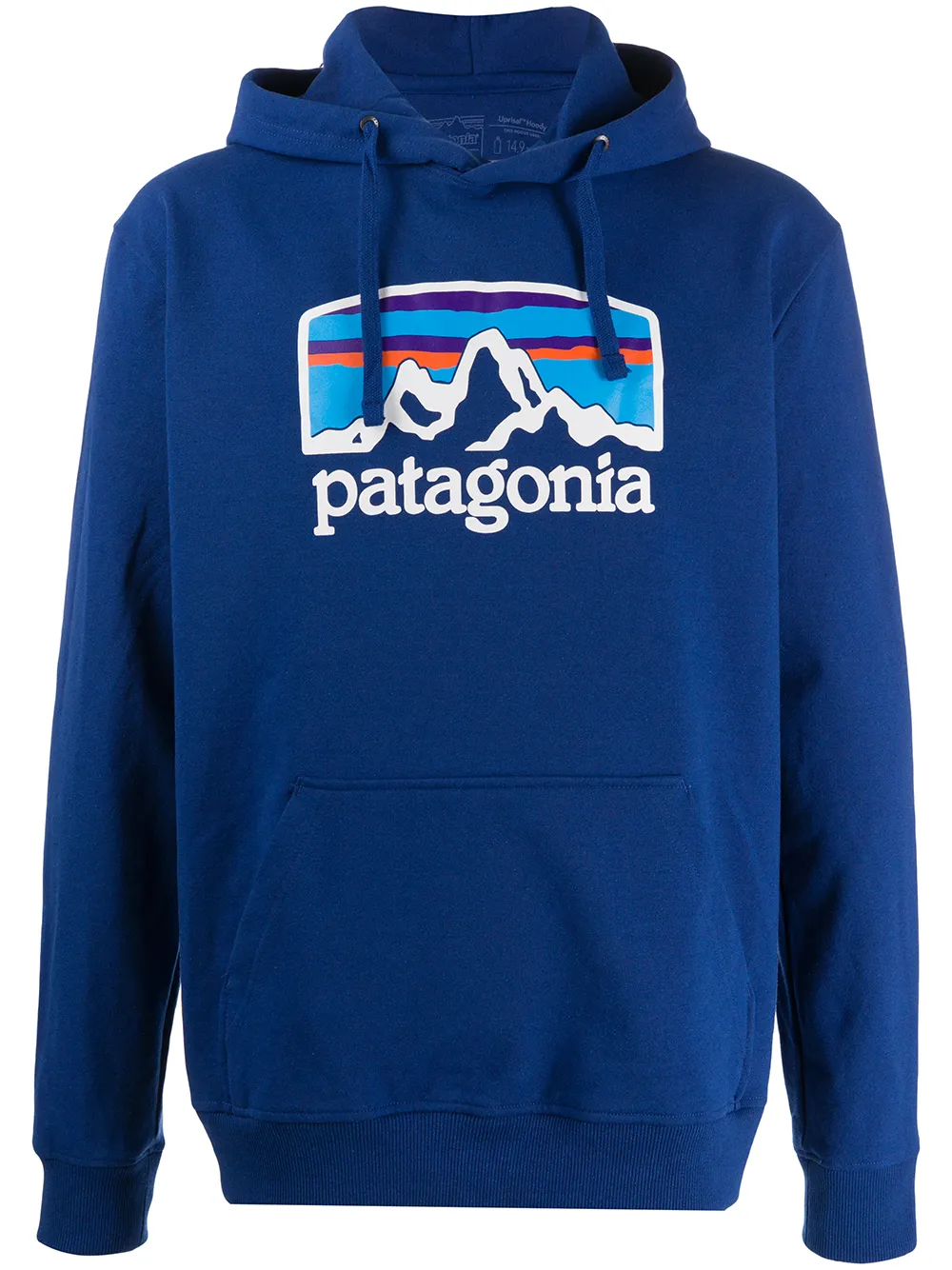 Patagonia Relaxed-fit Logo Hoodie In Blue