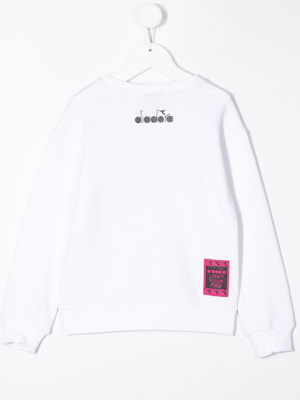 фото Diadora junior logo print sweatshirt