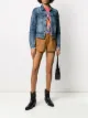 Image 2 of Golden Goose brushed finish mid-rise shorts
