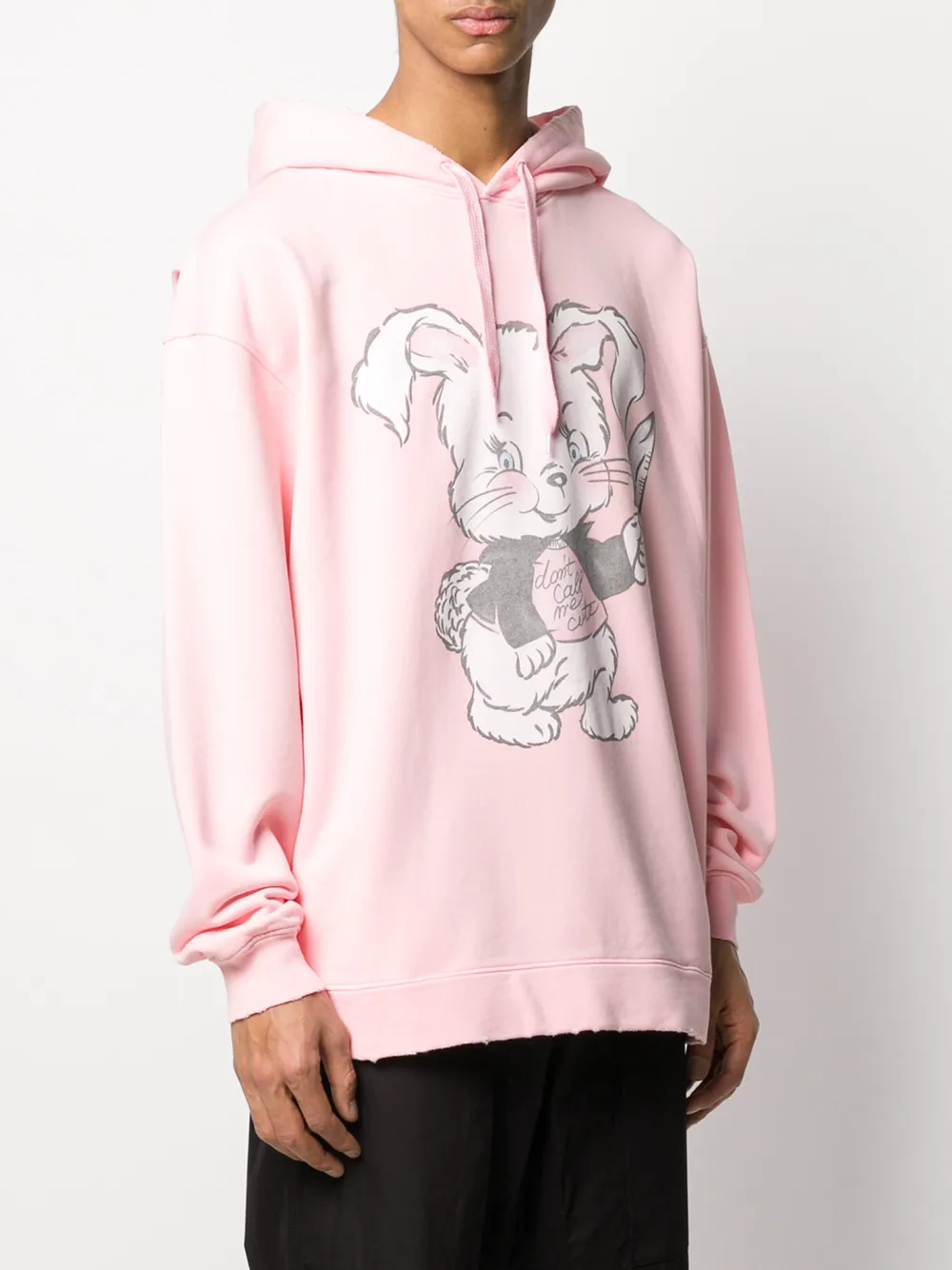 Moschino Hoodie met print Roze