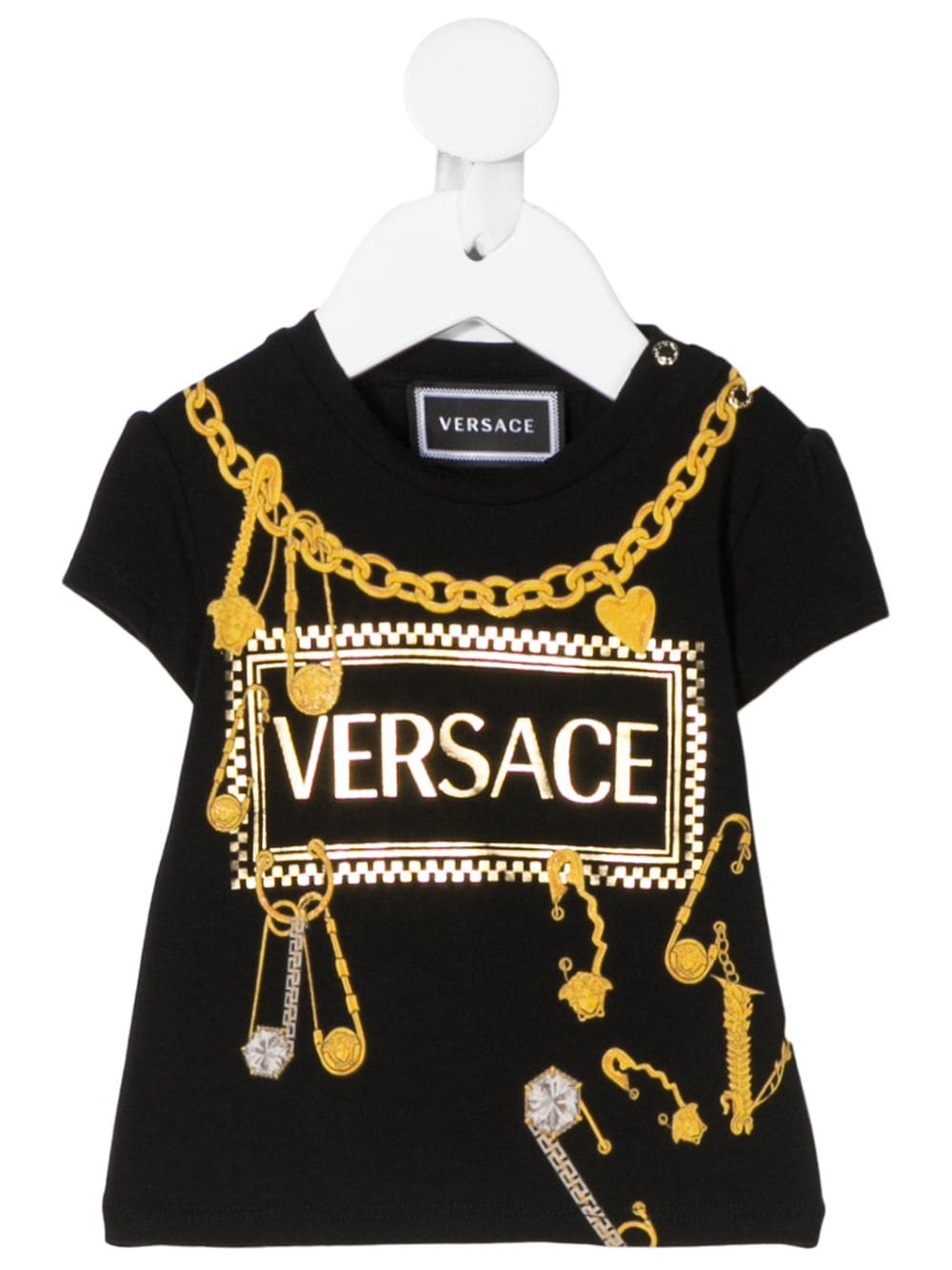 фото Young versace футболка с принтом bling