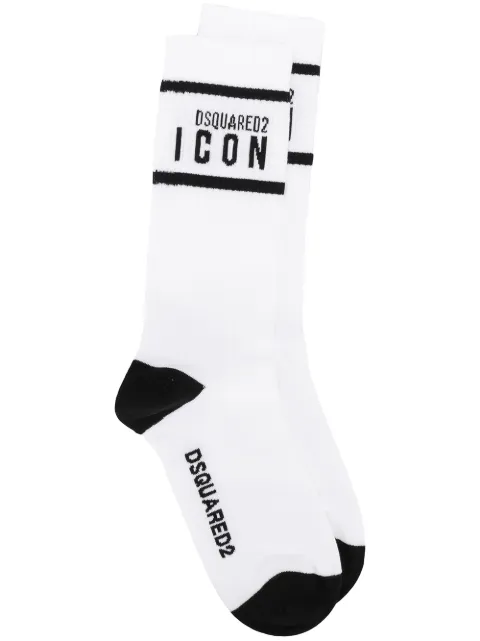 DSQUARED2 ICON logo ankle socks