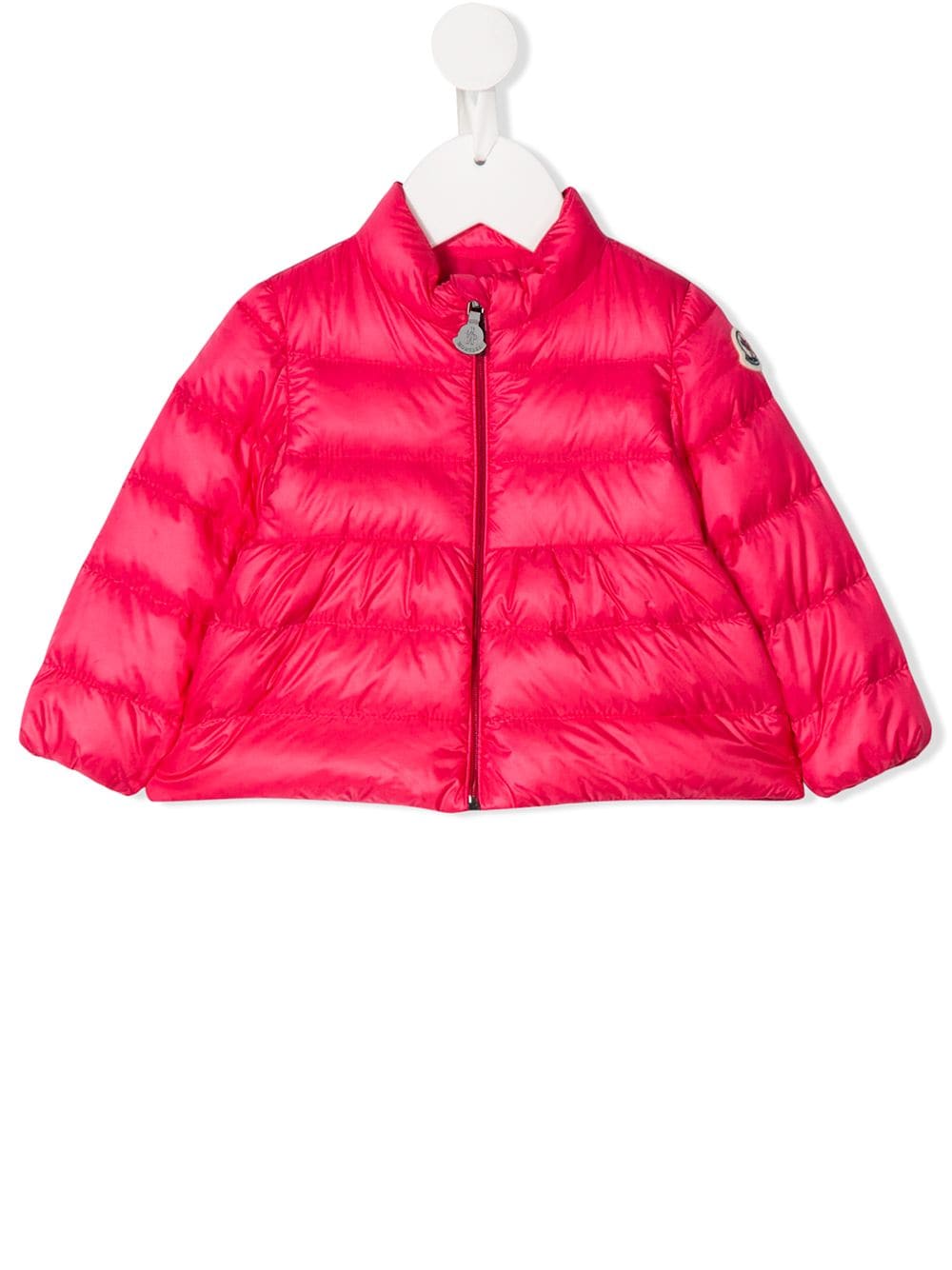 Shop Moncler Padded Jacket In Pink