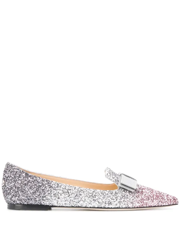 Shop silver Jimmy Choo Gala viola mix 