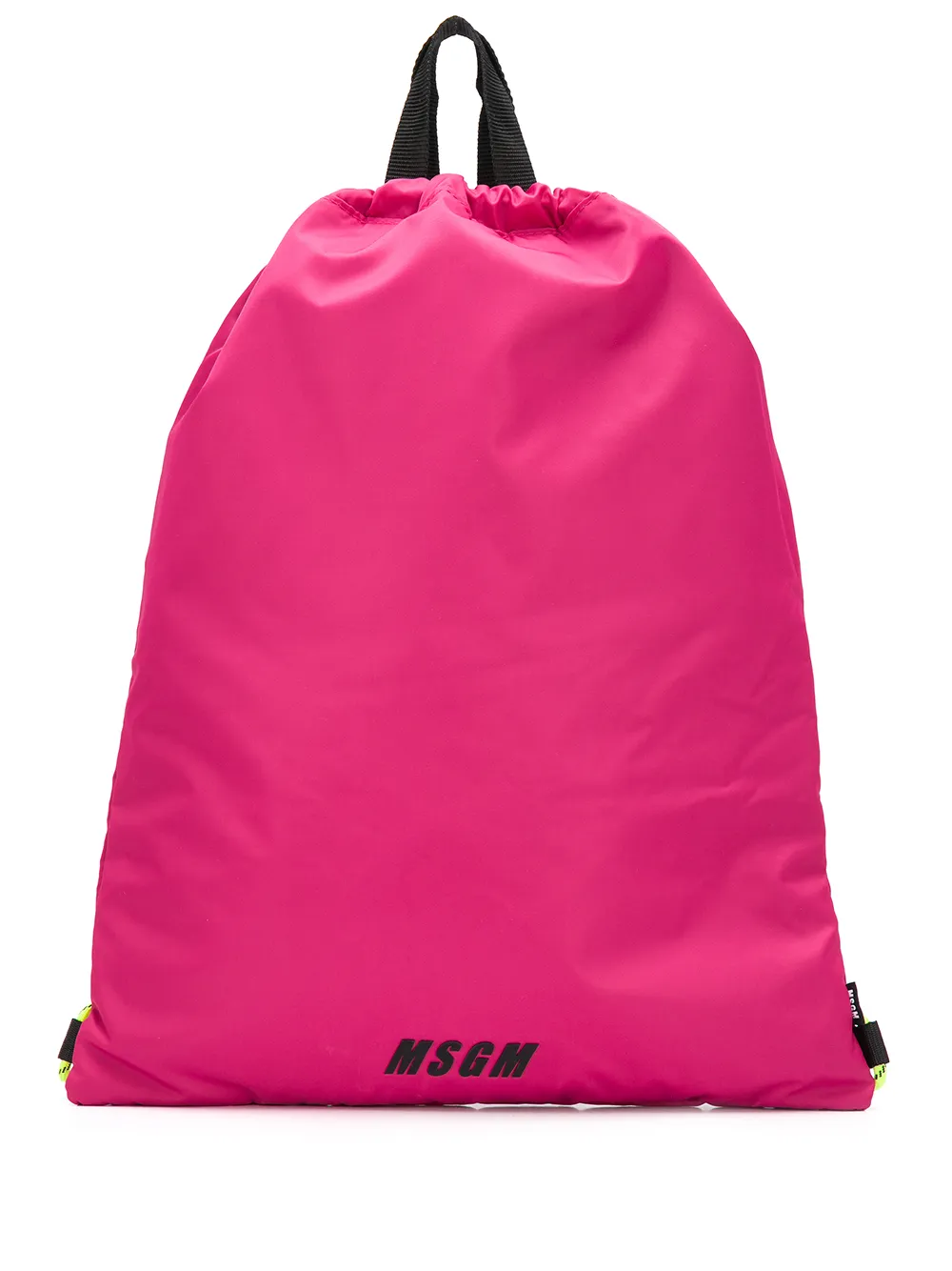 MSGM logo-print drawstring backpack MSGM logo-print drawstring backpack